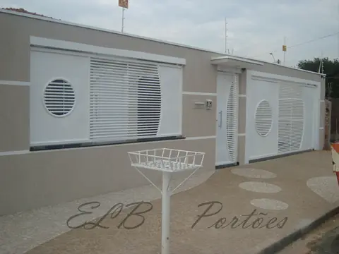 Portão de ferro modelo aberto – ELB Portões – foto 14